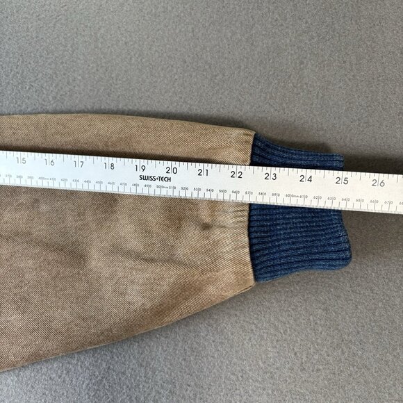 VTG Turning Point John Deere Denim Jacket 90s Mens M Bomber Embroidered Logo - Picture 6 of 14